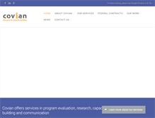 Tablet Screenshot of covianconsulting.com